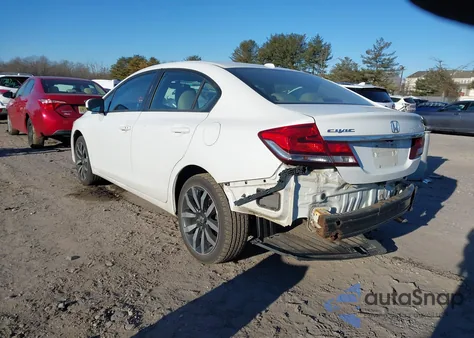 2014 Honda Civic Ex-L z USA, uszkodzony, nr VIN 19XFB2F98EE207210